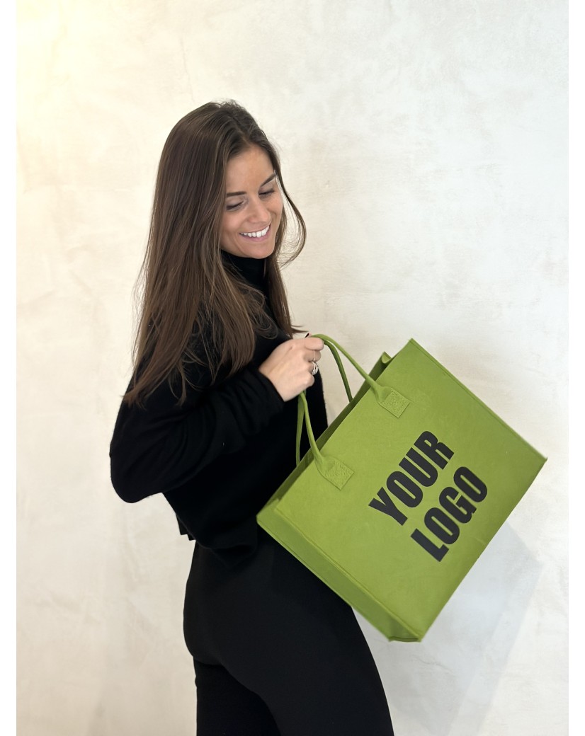 GRENOBLE BAG - GREEN - M (35,5x11x28,5cm)