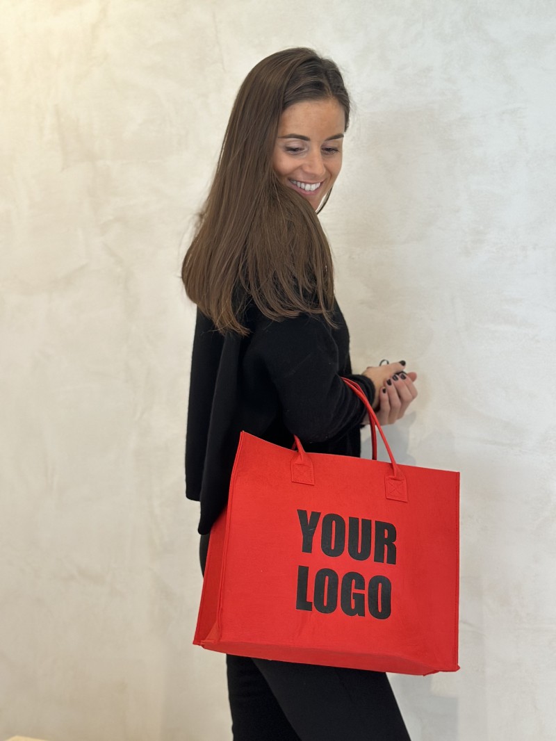 GRENOBLE BAG - RED - M (35,5x11x28,5cm)
