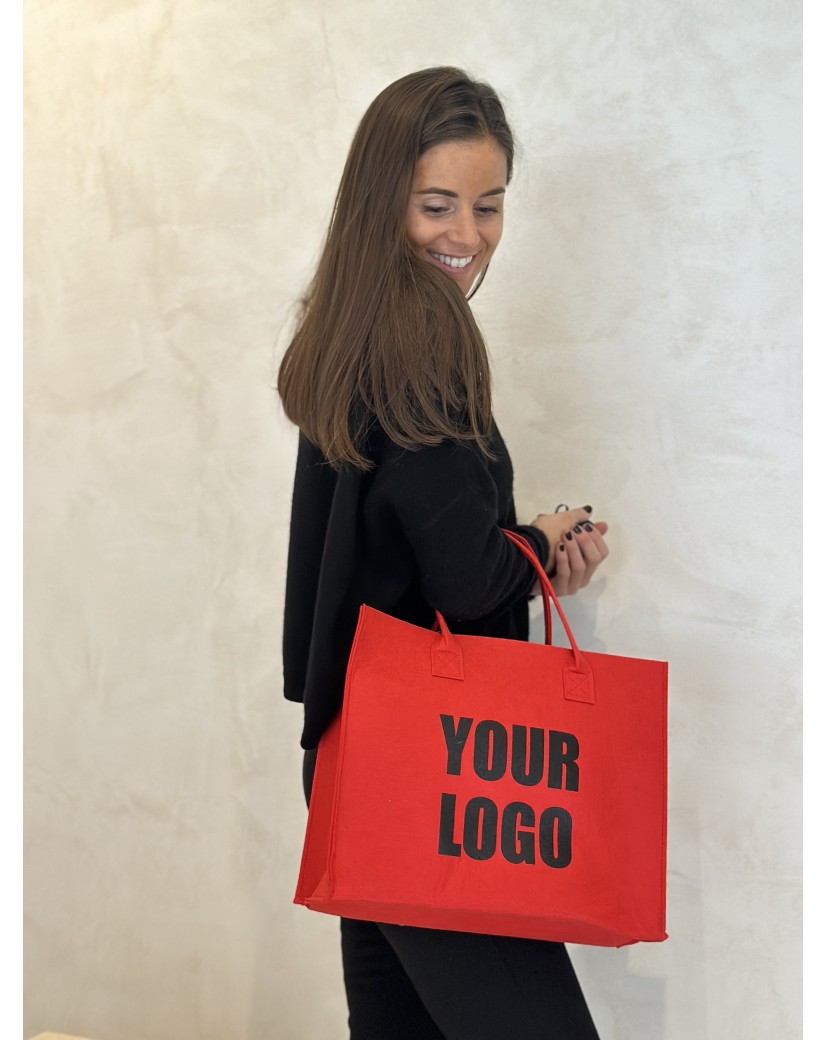 GRENOBLE BAG - RED - M (35,5x11x28,5cm)