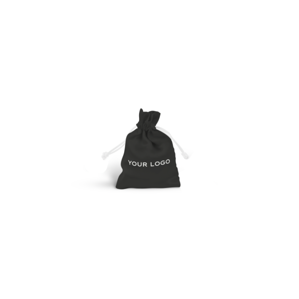 Pochon coton - Noir S (10x14cm)