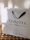 Luxury paper bags - White M - Ribbon handles