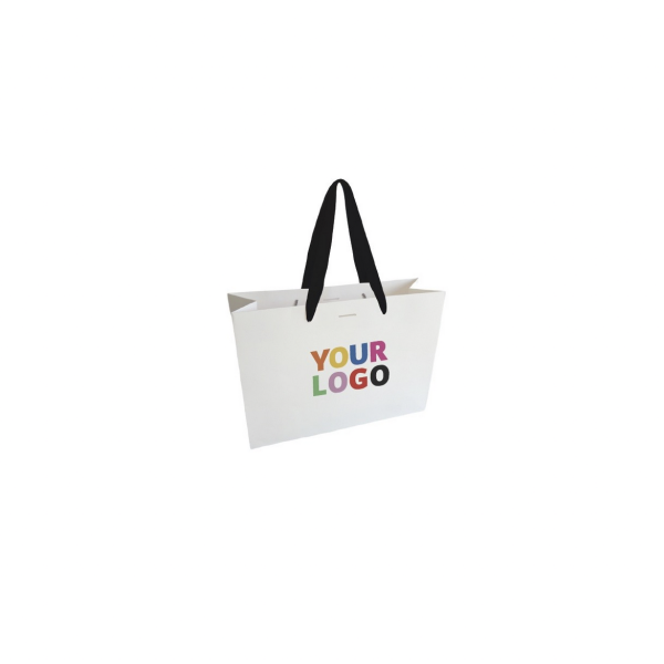 Sac papier Luxe Express - Blanc S (25x10x20cm)