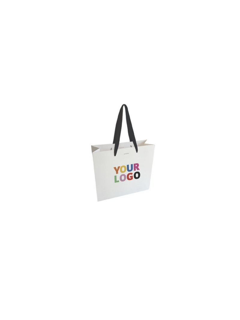 Sac papier Luxe Express - Blanc XS (16x8x16cm)