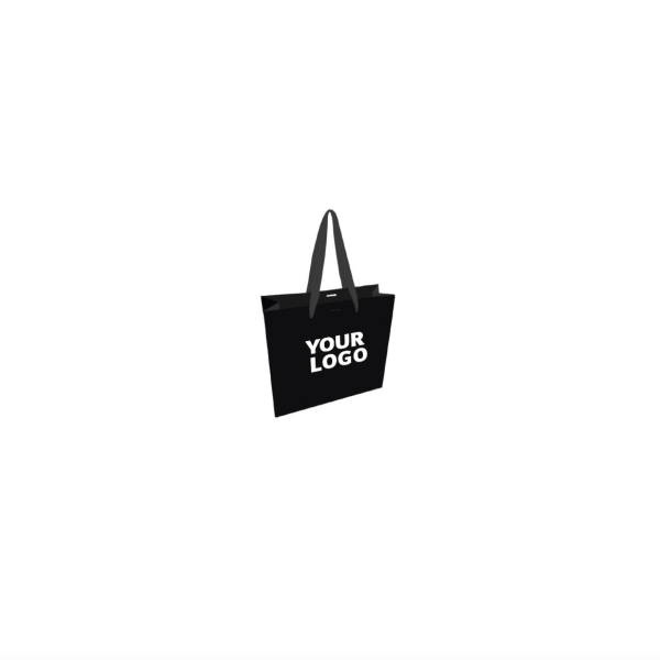 Bolsa de papel de lujo – Negro – XS (16x8x16 cm)