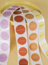Round label - White (full print)