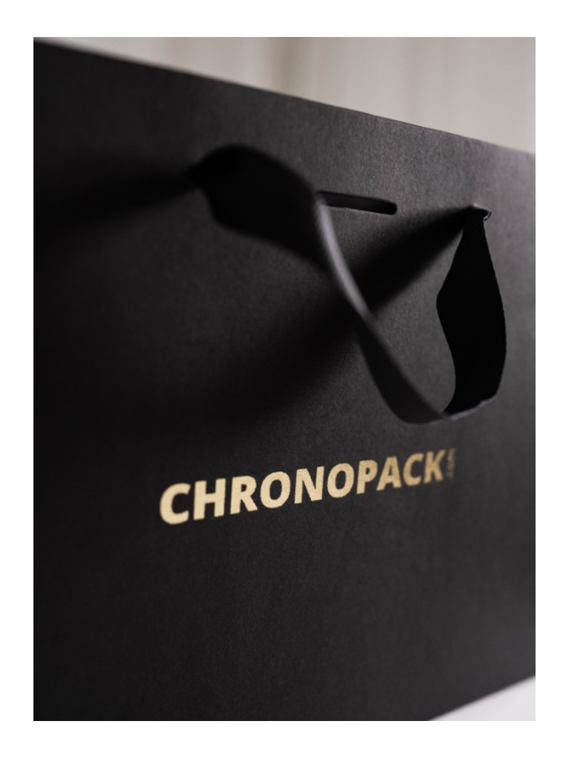 Bolsa de papel de lujo – Negro – XS (16x8x16 cm)
