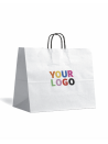 Bolsa Kraft Blanca L Horizontal – Útil, Sobria y Personalizable