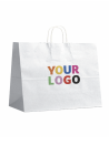 Bolsas de asas retorcidas - Blanco XL