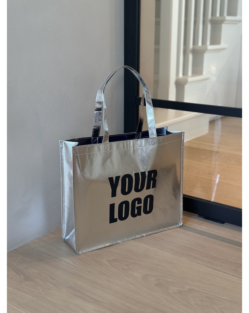 MIAMI TASCHEN - SILBER - (42x12x35 cm)