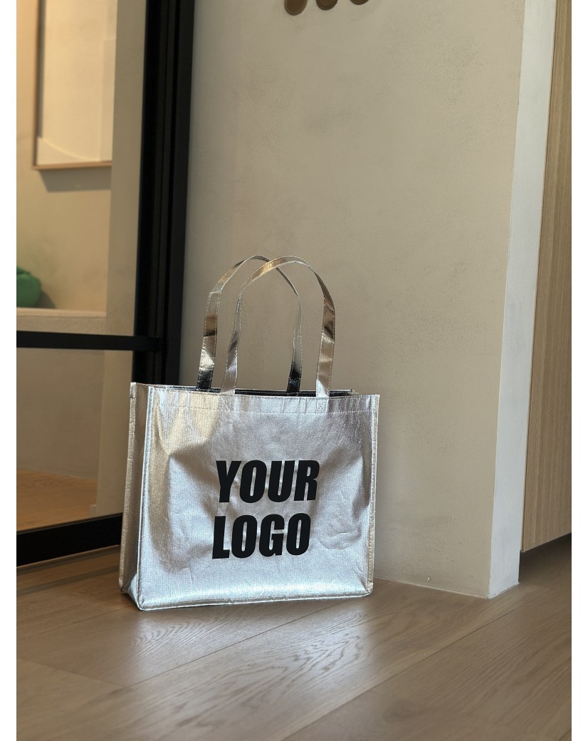 MIAMI TASCHEN - SILBER - (42x12x35 cm)