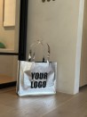 MIAMI TASCHEN - SILBER - (42x12x35 cm)