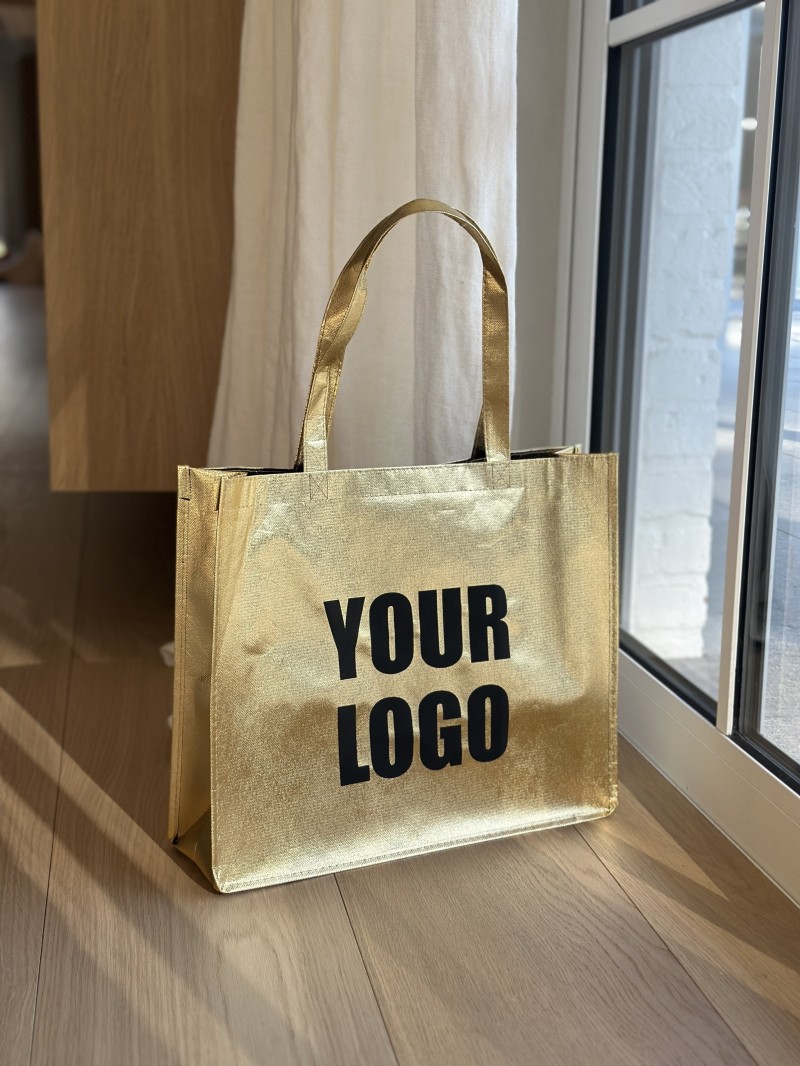 DRAAGTAS MIAMI - GOUD - (42x12x35 cm)