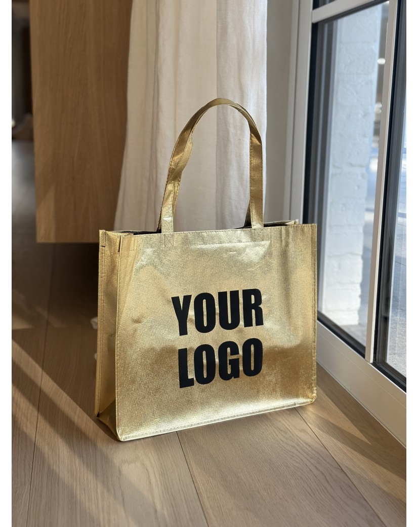 DRAAGTAS MIAMI - GOUD - (42x12x35 cm)