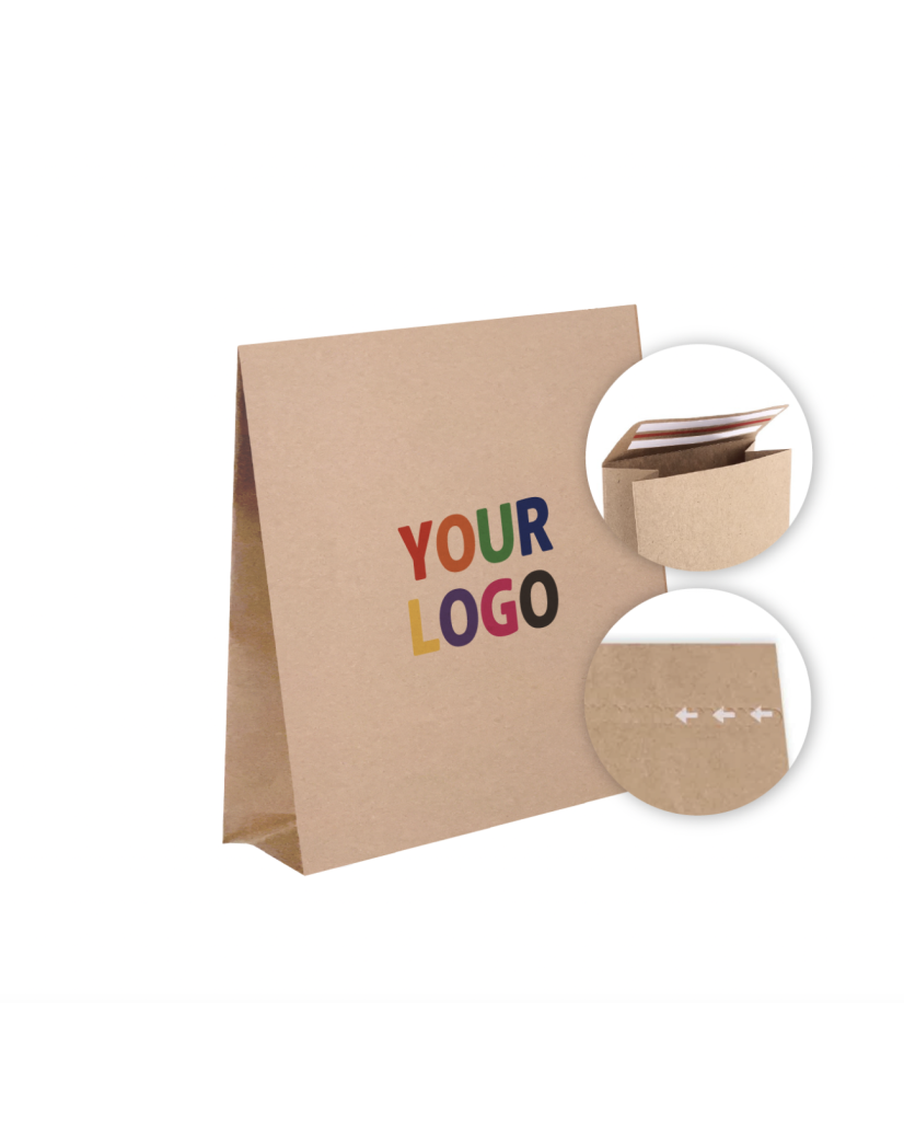 ONSCHEURBARE MAILERBAG - KRAFT L (45X8X55CM)