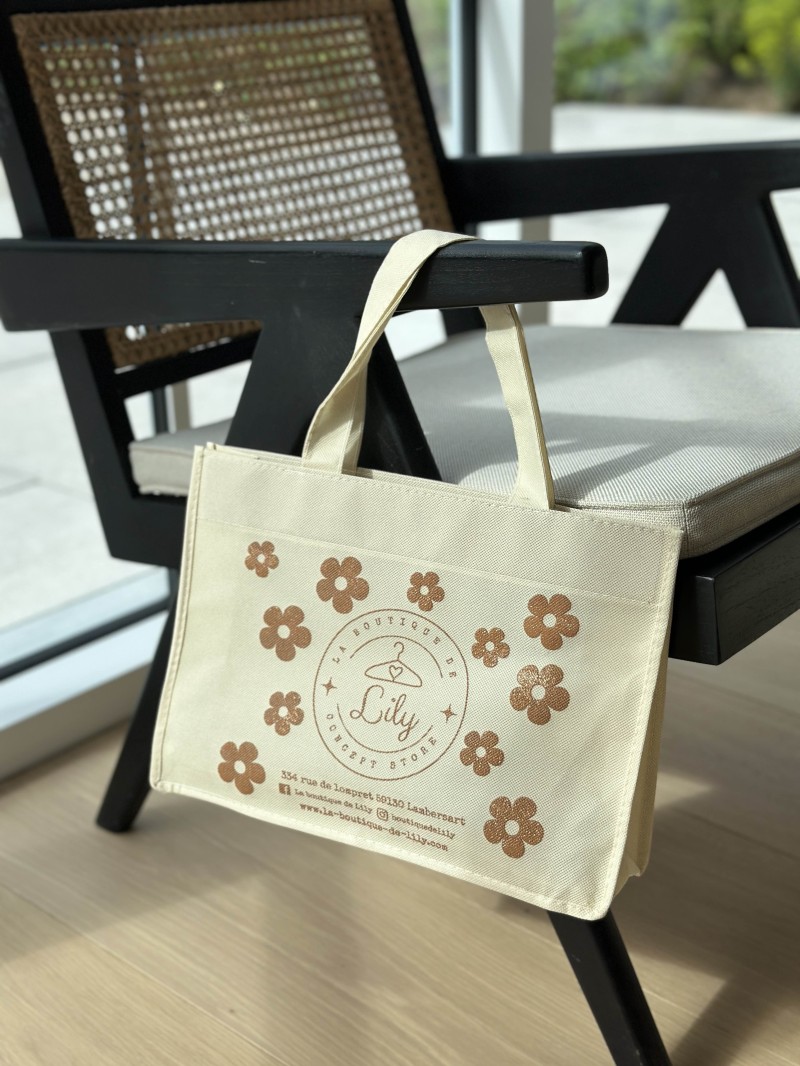 BOLSO LYON BEIGE - M (35x12x28cm)