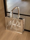MIAMI TASCHEN - SILBER - (42x12x35 cm)