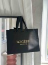 Chronopack Sac papier luxe poignées rubans - Noir M