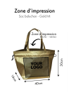 TASCHE NICE GOLD – M (40x14x30 cm)
