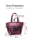 TASCHE NICE ROSÉGOLD – M (40x14x30 cm)