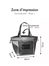 NICE BAG SILVER – L (58x24x35 cm)