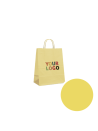 Sacs papier - Jaune S (18x8x22cm)