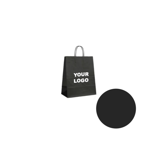 Bolsas de papel – Negro XS (14x8x21cm)
