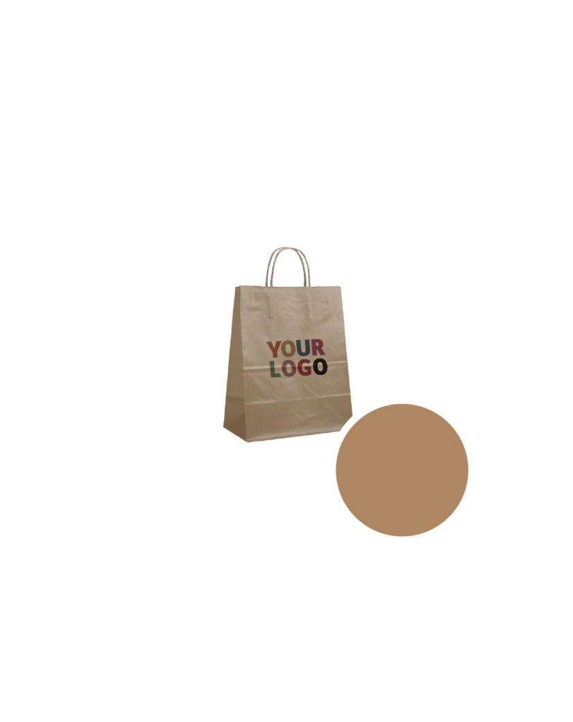 Bolsas de papel – Bronce S (18x8x22cm)
