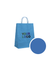 Bolsa de papel Azul M (22x10x31cm)