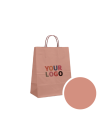 Bolsa de papel Albaricoque M (22x10x31cm)