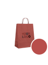 Papieren Tas Rood M (22x10x31cm)