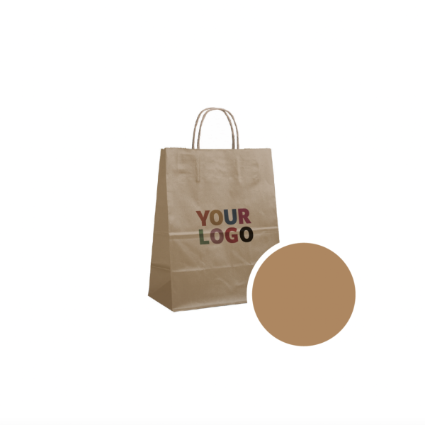 Paper Bag Bronze M (22x10x31cm)