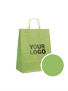 Bolsa de papel Verde L (32x12x41cm)
