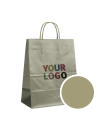 Bolsa de papel Dorado L (32x12x41cm)