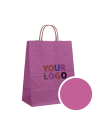 Papieren Tas Roze L (32x12x41cm)