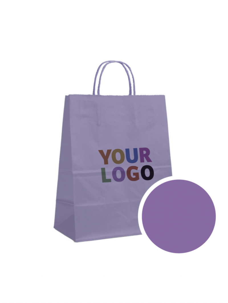 Bolsa de papel Lavanda L (32x12x41cm)