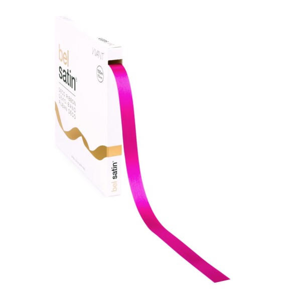 Satin Ribbon – Magenta 15mm – 100m