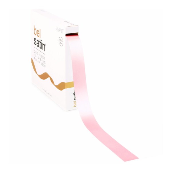 Cinta de Satén – Rosa 25mm – 100m