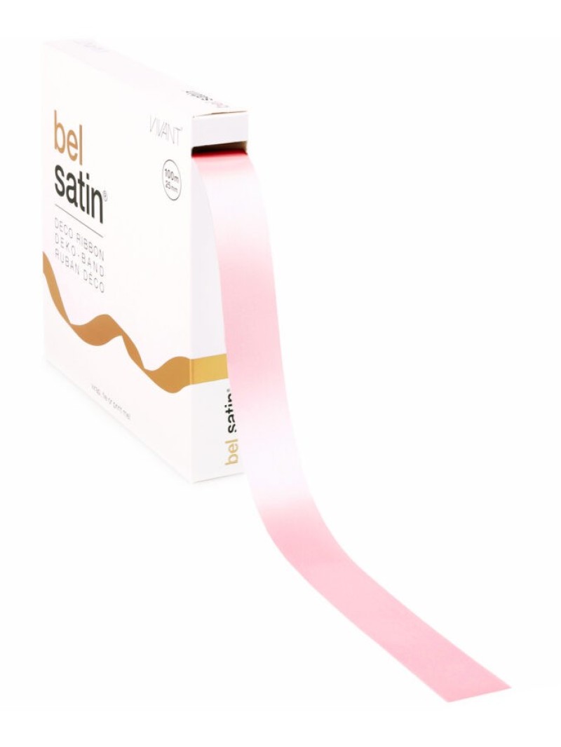 Satinband – Rosa 25mm – 100m