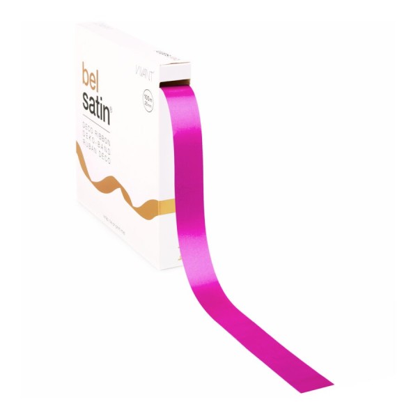 Satin Ribbon – Magenta 25mm – 100m